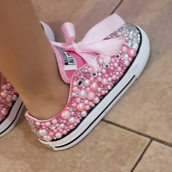 bedazzled converse shoes